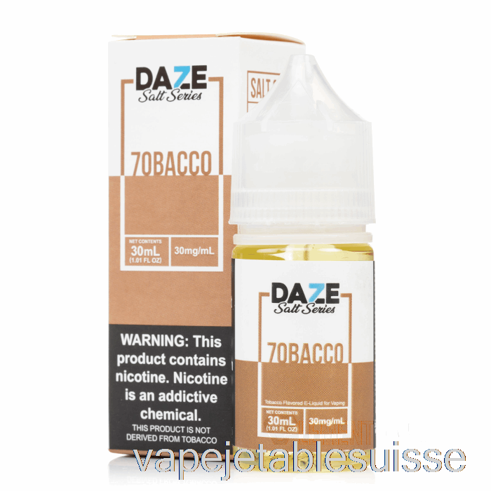 Vape Suisse 7obacco - 7 Sel Daze - 30ml 30mg